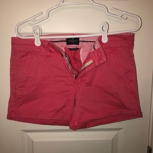AEO Coral MIDI Stretch Shorts